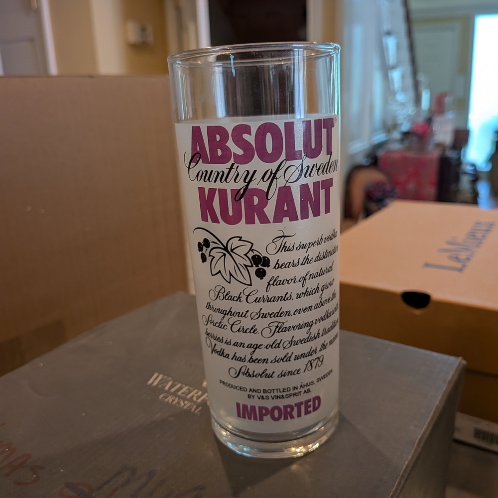Kurant Glass - Purple and White